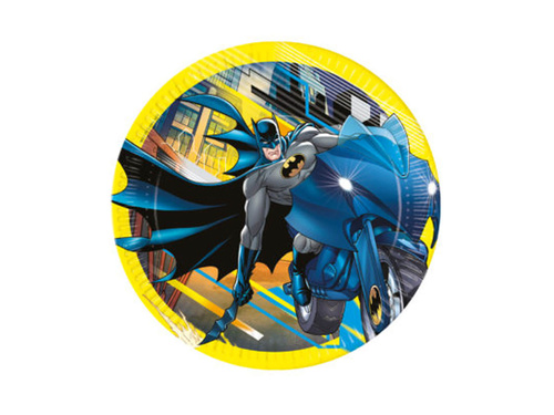 Batman papírtányérok - 23 cm - 8 db.
