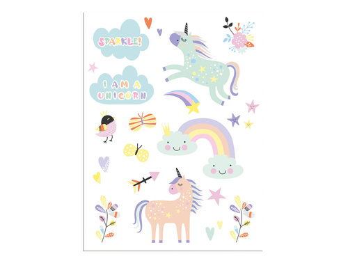 Egyszarvú mosható tetoválás