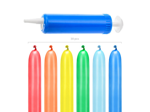 Modellező gyurma, tubusos - kevert színek - pasztell - 30 db. + szivattyú