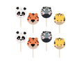 Állati cupcake picks - 8 db.