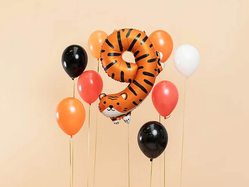 9-es számú tigris lufi - 76 cm - 1 db.