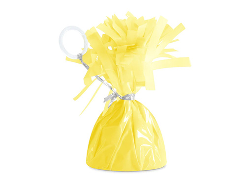 Fóliasúlyok héliummal töltött léggömbökhöz - matt sárga - 145 g