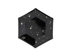 Papírtányérok újévre és újévre Boldog új évet - 20 cm - 6 db.