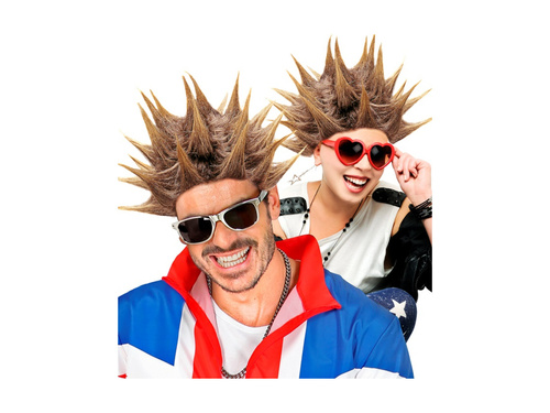 Tüskés punk paróka barna