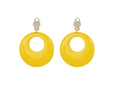 Neonsárga fülbevaló