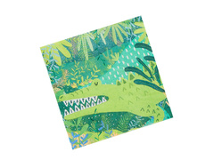 Krokodil szalvéták - 33 cm - 16 db.