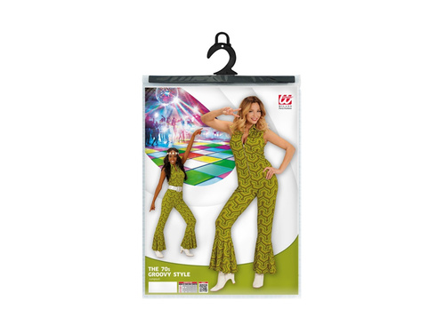 70-es évekbeli szakítós jelmez - "tapéta" design