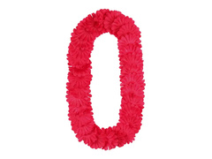 Hawaii nyaklánc sötét rózsaszín - 1 db.