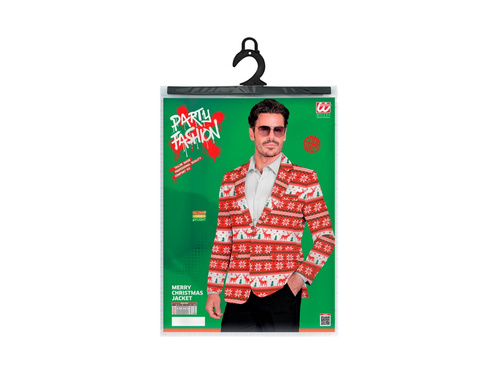 Boldog karácsonyt party kabát - piros