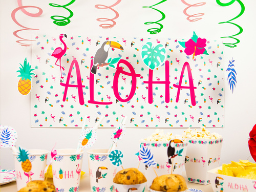 Aloha Party papírpoharak - 250 ml - 6 db.