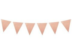 Lobogó zászlók rózsaszín arany - 180 cm - 1 db.