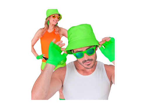 Neonzöld ujjatlan kesztyű