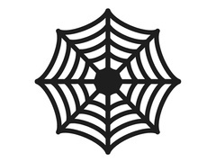 Tányértartók - Pókháló - 27,5 cm - 4 db.