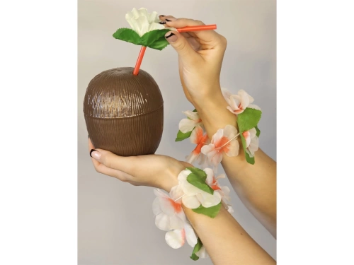 Hawaii szett narancs és kék - 4 elem