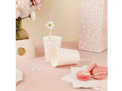 Papírpoharak Daisies - 250 ml - 8 db.