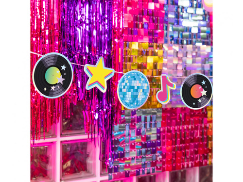 Retro diszkó füzér - 150 cm - 1 db.