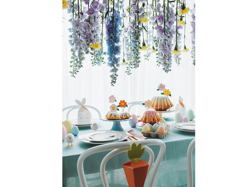 Tavaszi virágos tortabevonó - 8 db.