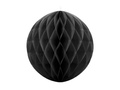 Függő gömb dekoráció fekete - 40 cm - 1 db.
