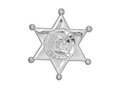 Sheriff csillag jelvény - 1 db.