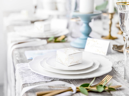 Vendégdobozok arany ágakkal - 10 db.