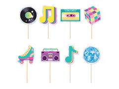 Retro diszkószedők - 8 db.