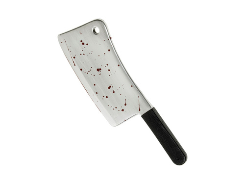 Vérfoltos műanyag bárd - 44 cm