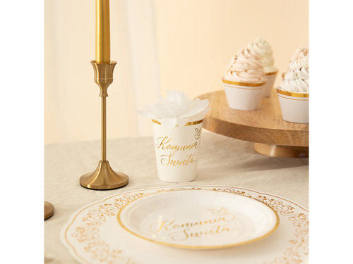 Áldozós papírpoharak - 220 ml - 6 db.