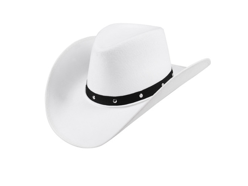 Fehér cowboy kalap - 1 db.