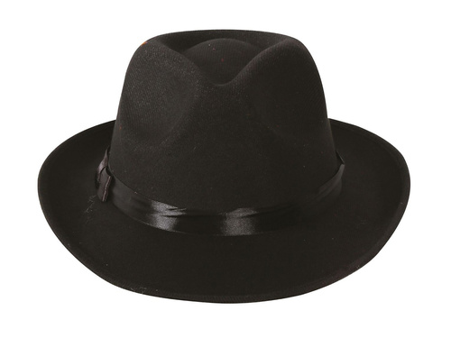 Gengszterkalap fekete csővel - 1 db.