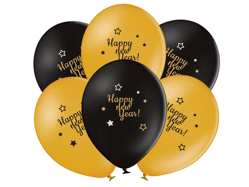 Boldog új évet latex lufi - 50 db