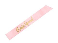 Rózsaszín szíj Menyasszonyi osztag felirattal - 1 db.