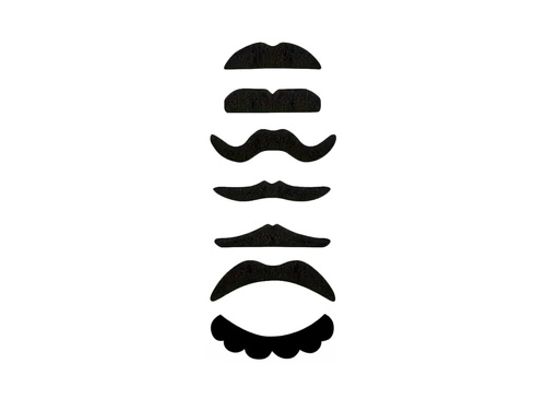 Öntapadós bajusz mix minták - 7 db.