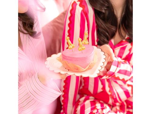 Péniszszedő gyertyák - arany - 5 db.