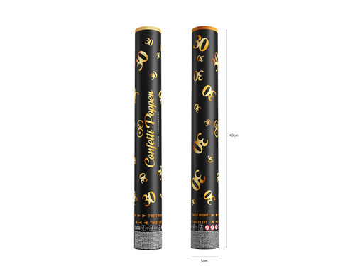 Harmincadik születésnapi lövőcső - 40 cm - 1 db.