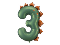 Fólia lufi 3. számú dinoszaurusz - 92 cm - 1 db.