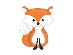 Fóliából készült róka lufi - 91 cm - 1 db.