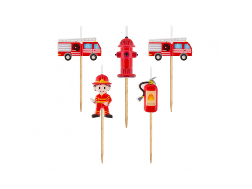 Tűzoltó szedő gyertyák - 5 db.