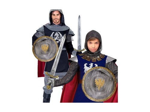 Lovagi készlet: 37 cm-es pajzs és 61 cm-es kard