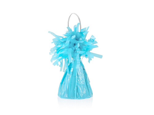 Fóliasúlyok héliummal töltött léggömbökhöz - pasztellkék - 145 g