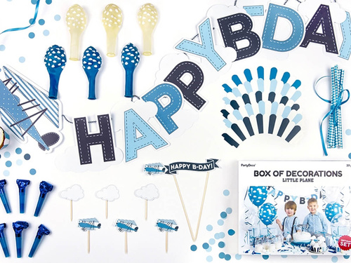 Party Box - Party Box - Repülőgép születésnapi dekorációs készlet