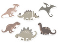 Kétoldalas dekoráció Dinoszauruszok - 12 db.