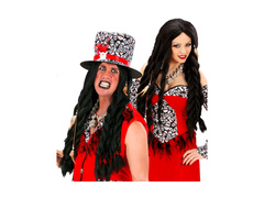 Voodoo paróka fekete hosszú