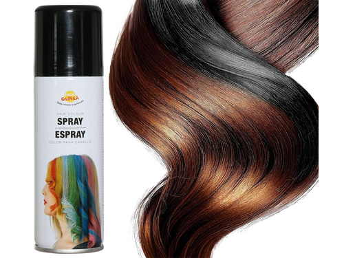 Mosható pasztell hajspray 125 ml - fekete