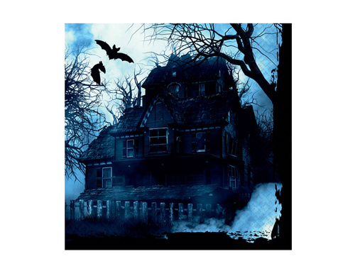 Kísérteties erdei Halloween szalvéta - 33 cm - 16 db.