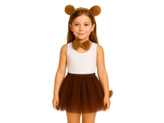 Teddy maci jelmez barna