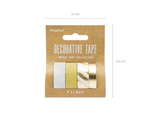 Öntapadós dekorációs szalag - 4 db.