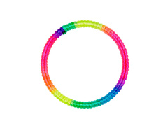 Többszínű neon karkötő