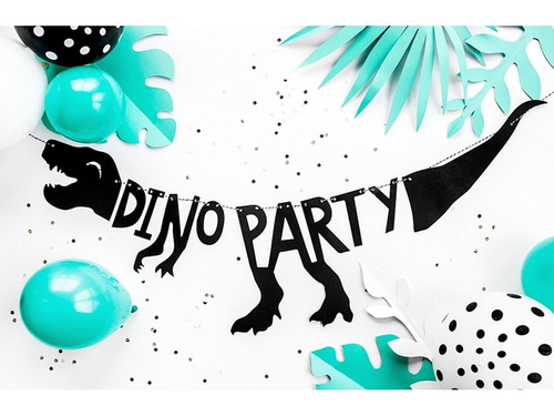 Dino Party születésnapi banner - 20 x 90 cm - 1 db.