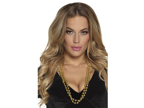 Két arany gyöngy nyaklánc készlet