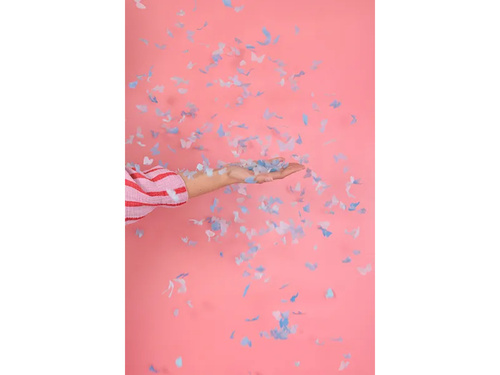 Lány vagy fiú lövőcső? - kék pillangók - 20 cm - 1 db.